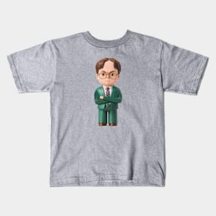 Adorable Dwight Schrute Bobblehead from The Office Kids T-Shirt